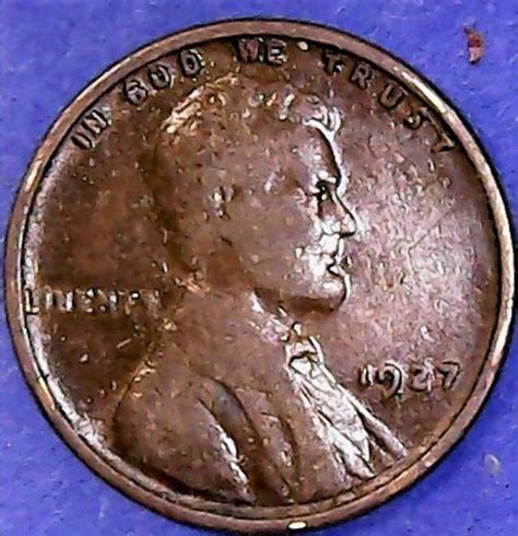 1927 wheat penny no mint mark - Jun 25, 2020 · You can get an idea about the value by comparing sales of similar coins: A 1943 steel penny in very fine condition with excellent detail and luster sold for about $2,200. A rainbow-toned 1943 steel penny from the San Francisco Mint in uncirculated condition sold for about $270. A corroded 1943 steel penny in poor condition sold for about three ...